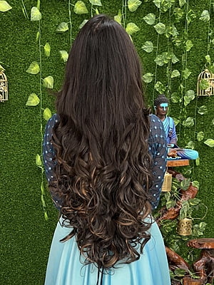 Long length wavy (messy braid) hair extention