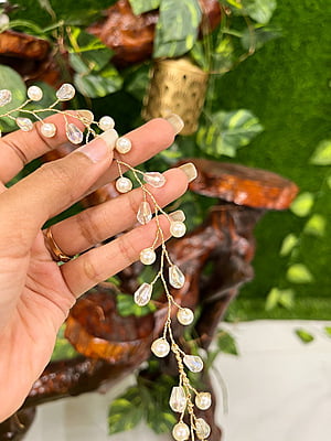 Line hair decor - Pearl