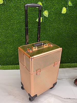 Rose gold dreams makeup trolley