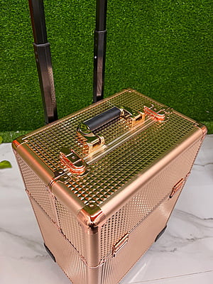 Rose gold dreams makeup trolley