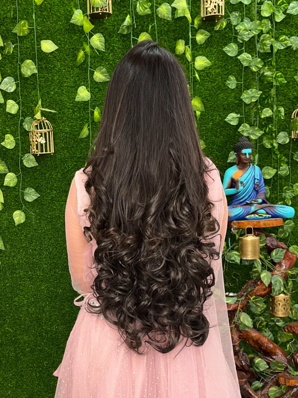 Long length wavy (messy braid) hair extention