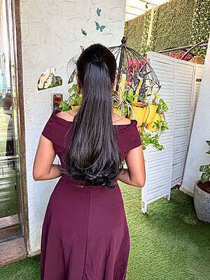2 in 1 Clip on Ponytail long